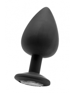 PLUG ANAL EXTRA LARGE DIAMOND BLACK